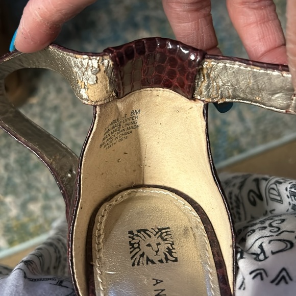 Anne Klein ankle strapped shoes. - Picture 8 of 8